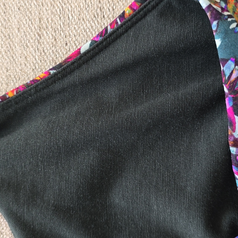 Lululemon Athletica Floral Sports Bra - Pink and Blue - Picture 5 of 6